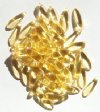 50 5x16mm Transparent Light Topaz Dagger Beads
